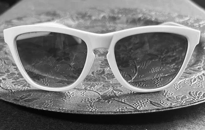 Lucky Brand Womens Plastic White Square Sunglass, Smoke Lens La Jolla - Image 1 of 4