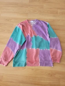 OBEY Sustainable Tie-Dye Sweatshirt Size Large - Picture 1 of 3