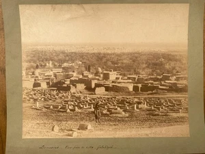 Felix Bonfils 1800s Early Photograph Damascus in the Hills Syria - Picture 1 of 2