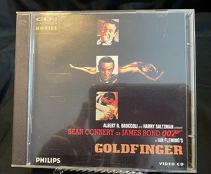 Phillips CDi Movies Goldfinger James Bond 007 VCD Movies Video CD Rare! - Photo 1/4