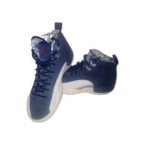 Air Jordan 12 Retro International Flight 2018 Jungen Gr. 7Y Navy Blau Weiß Preppy - Bild 1 von 10