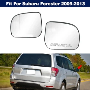Pair Rearview Side Mirror Glass Heated Left&Right For Subaru Forester 2009-2013 - Picture 1 of 10
