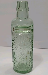 Antike Kershaw Sons Codd Flasche Bild VOGEL Grafik Flasche Torkopf Flasche - Bild 1 von 22