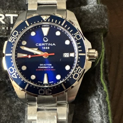 DS Action Diver Powermatic 80 esfera azul | esfera azul C032.407.11.041.00 Foto 1 de 4