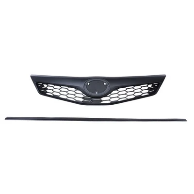 Ajuste para 2012-2014 Toyota Camry SE XSE 4 portas grade frontal superior preta - Imagem 1 de 4