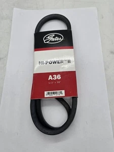Gates Hi-Power II V Belt A36 1/2 X 38 INCH - Picture 1 of 2