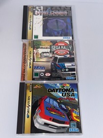 Daytona USA SEGA Rally Championship Gran Chaser SEGA SATURN Japan Game Lot of 3