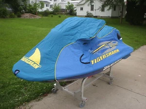 ARCTIC CAT TIGERSHARK DAYTONA Cover 1998 Teal & Blue New Out Of Box OEM 549 - Picture 1 of 3