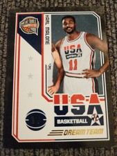 RARE 2010 Panini Hall Of Fame KARL MALONE #/199 USA Dream Team Black Border