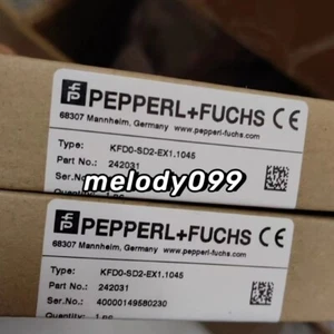 1 Stck. NEU FÜR Pepperl+Fuchs Fuchs Sicherheitsbarriere KFD0-SD2-Ex1.1045 kostenloser Versand #Y - Bild 1 von 3