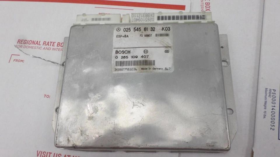 ABS CONTROL MODULE MERCEDES BENZ W208 CLK430 1998 1999 2000 0255456132 OEM - Image 1 of 1
