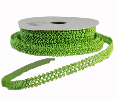 Wired Thick Lime Green Trimming Ribbon for DIY Projects - 3/8" - 10 Yards …  - Image 1 of 2
