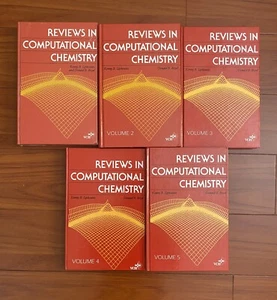Reviews in Computational Chemistry Vol. 1-5, Very Good Condition - Picture 1 of 10