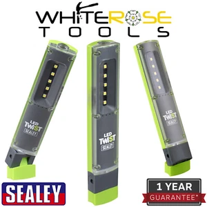 Sealey LED Inspection Light Twist Rechargeable Magnetic Base 1W & 1W SMD - Picture 1 of 12