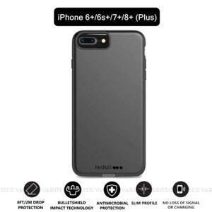 Tech21 Tough Silicone Phone Case Back Cover for Apple iPhone 6+ 6S+ 7+ 8+ Plus - Picture 1 of 1