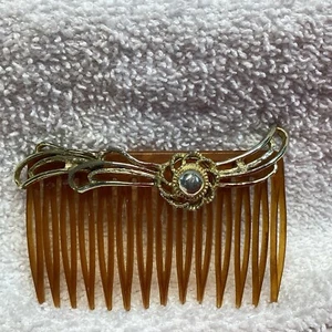 Antiguo peine victoriano de baquelita bonito - Imagen 1 de 2