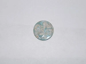 Vintage Big Cats Little Pussy Won't Hurt Anyone plastic coin, adult novelty XXX - Picture 1 of 2