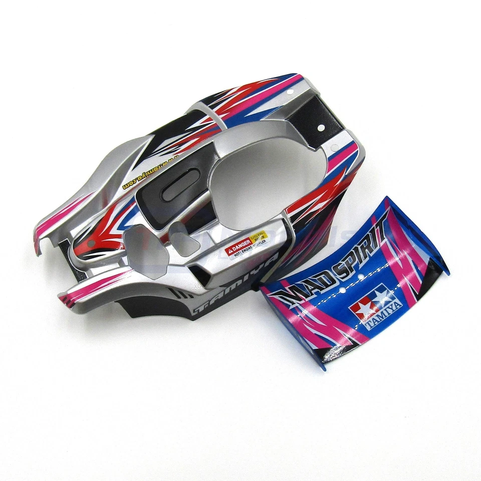 Tamiya 43529 Mad Spirit/TNS-B/TNSB, 8084226 Pre-Painted Body Shell & Wing, NEW - Image 1 of 1