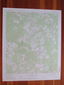 Mapa de ratón Sumrall Mississippi 1978 original vintage del USGS - Imagen 1 de 1