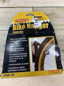 Racor Bike Hanger Securely Holds 1 Bike to Wall or Ceiling - Picture 1 of 5