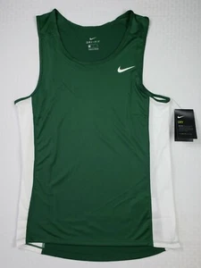 NWT Nike Men's Running Dri-Fit Sleeveless Green Shirt Size Small MSRP $35 - Picture 1 of 8