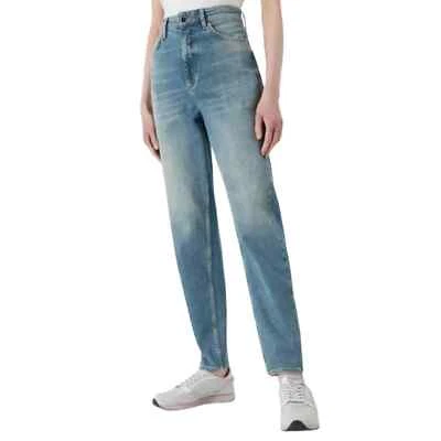 Pantalones de mezclilla rectos de tiro alto Armani talla 28 Foto 1 de 4