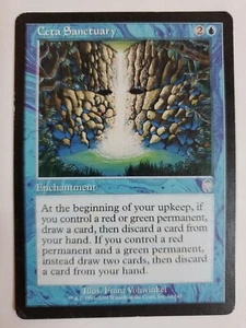 MTG Magic The Gathering Card Ceta SanctuaryEnchantment Blue Apolcalypse 2001 - Picture 1 of 2