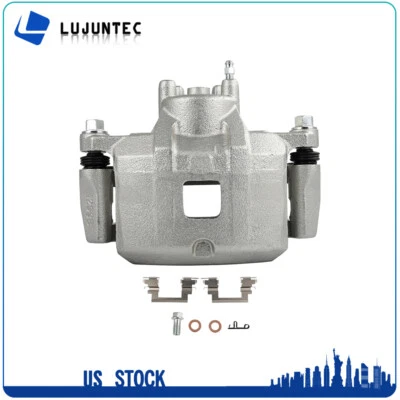 For 2013 2014 2015 Mitsubishi Lancer AWD Front Left Brake Caliper With Bracket - Image 1 of 4