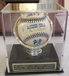 Offizieller Joe DiMaggio Day Baseball Yankee Clipper signiert JSA LOA [RH2] - Bild 1 von 6