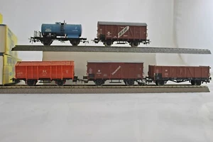 Piko 5 verschiedene Güterwagen der DR aus einer Sammlung mit OVP DC (2) - Bild 1 von 2