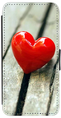 Heart Romance Valentines iPhone/Pixel/Galaxy Printed Flip/Wallet Phone Case - Image 1 of 4