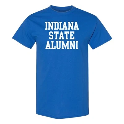 Indiana State Sycamores Basic Block Alumni Collegiate T Shirt - Royal - Image 1 of 4