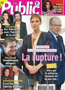 PUBLIC n°953 15/10/2021 Charlène & Albert/ Tom Cruise/ Romain Duris/ Benchetrit - Imagen 1 de 5