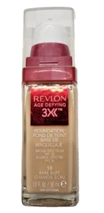 NEW Revlon Age Defying 3X Foundation SPF20 1OZ - 10 BARE BUFF - Picture 1 of 1
