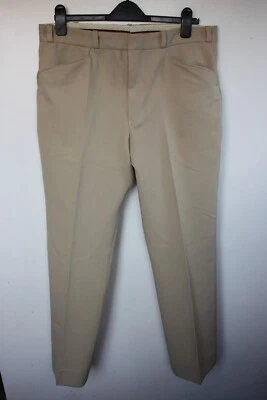 Vtg 70's Jaxslax beige summer trousers W 36 L 30 mod northern soul revival - Image 1 of 4