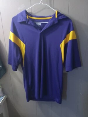 augusta ropa deportiva polo morado y dorado talla adulto pequeño Foto 1 de 4