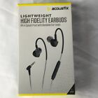 High Fidelity Earbuds Lightweight Wired Headphones Mic Remote Noise Reduction