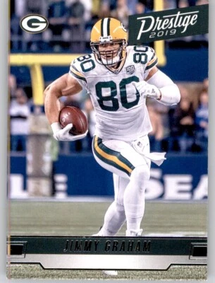 2019 Prestige Jimmy Graham NFL PWE Base Card Packers #128 - Image 1 of 2