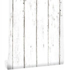 1/2 Roll Wood Panel Wallpaper White Striped Distressed Wood Plank Wallpaper Au