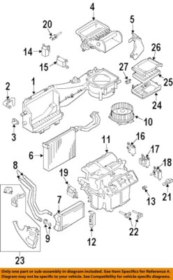 Motor soplador HVAC usado se adapta a: Audi A4 2003 grado A Foto 1 de 2