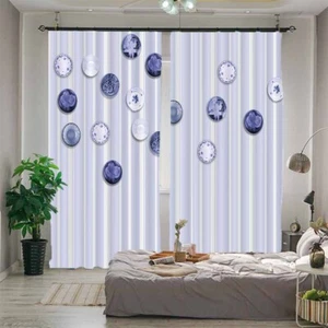 Many Are Like Buttons 3D Blockout Photo Print Curtain Fabric Curtains Window - Bild 1 von 10