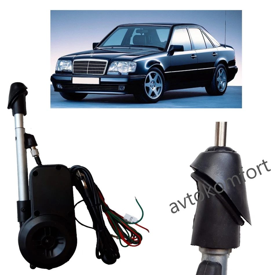 Antenna Automatica Per Mercedes 124 Classe E W124 FM Radar Telescopico Con Mo... - Immagine 1 di 4