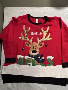 Rudolph Red Nosed Rentier Ugly Christmas Sweater XL - Bild 1 von 8