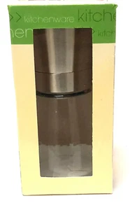 Molinillo de especias, molinillo de sal de Kitchenware, vidrio + plata, nuevo y embalaje original #R2 - Imagen 1 de 4