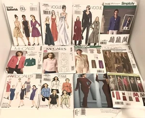 Patrones de costura para mujer (Vogue) para chaquetas vestidos torso faldas tallas 6-24 - Imagen 1 de 15