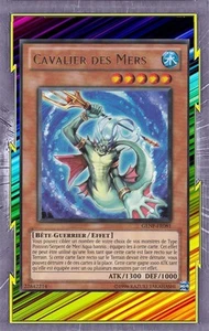 Cavalier des Mers GENF-FR081 Eau Bête-Guerrier Effet Niveau 5 YGO - Imagen 1 de 1
