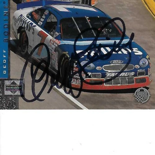 GEOFF BODINE SIGNED 1999 UPPER DECK ROAD TO THE CUP RACING #7 - NASCAR - Image 1 of 1