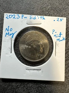2023 P Edith Kanaka'ole .25 Die Break On Rev "KA" Philadelphia. In Cod We Trust - Picture 1 of 6