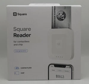 Authentic Square Credit Card Reader for Contactless & Chip (2ND GEN) Brand New - Picture 1 of 3