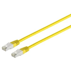 Fritz!Box câble LAN RJ45 câble réseau câble de connexion câble patch Cat 6 jaune - Photo 1/6